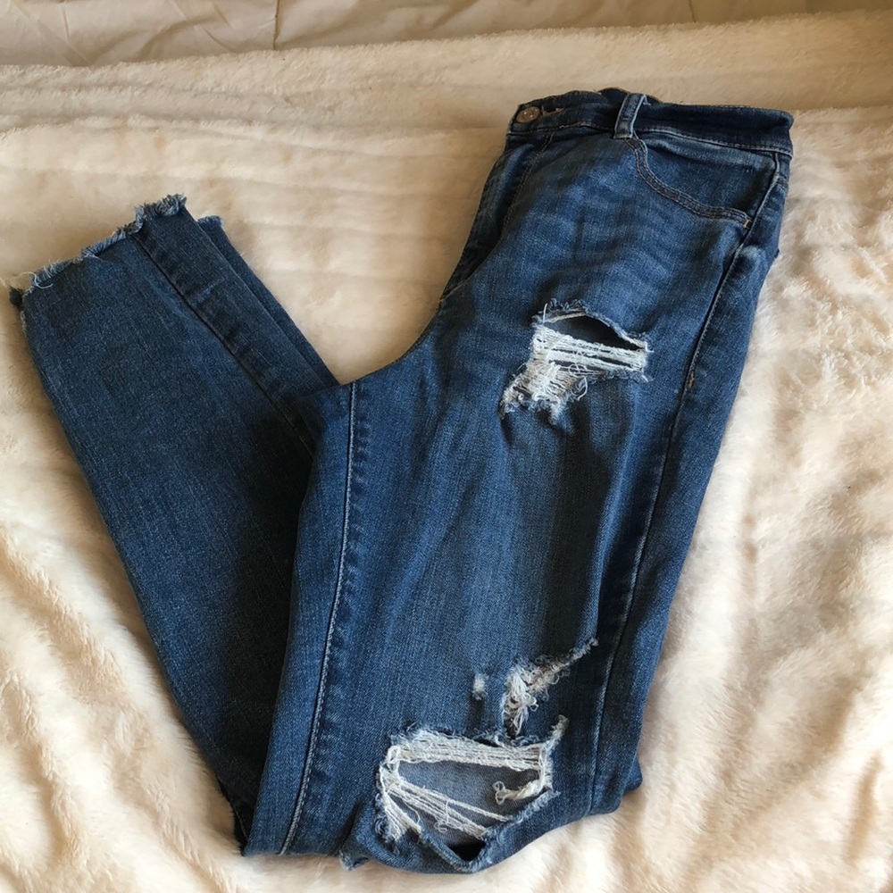 Garage distressed jeans